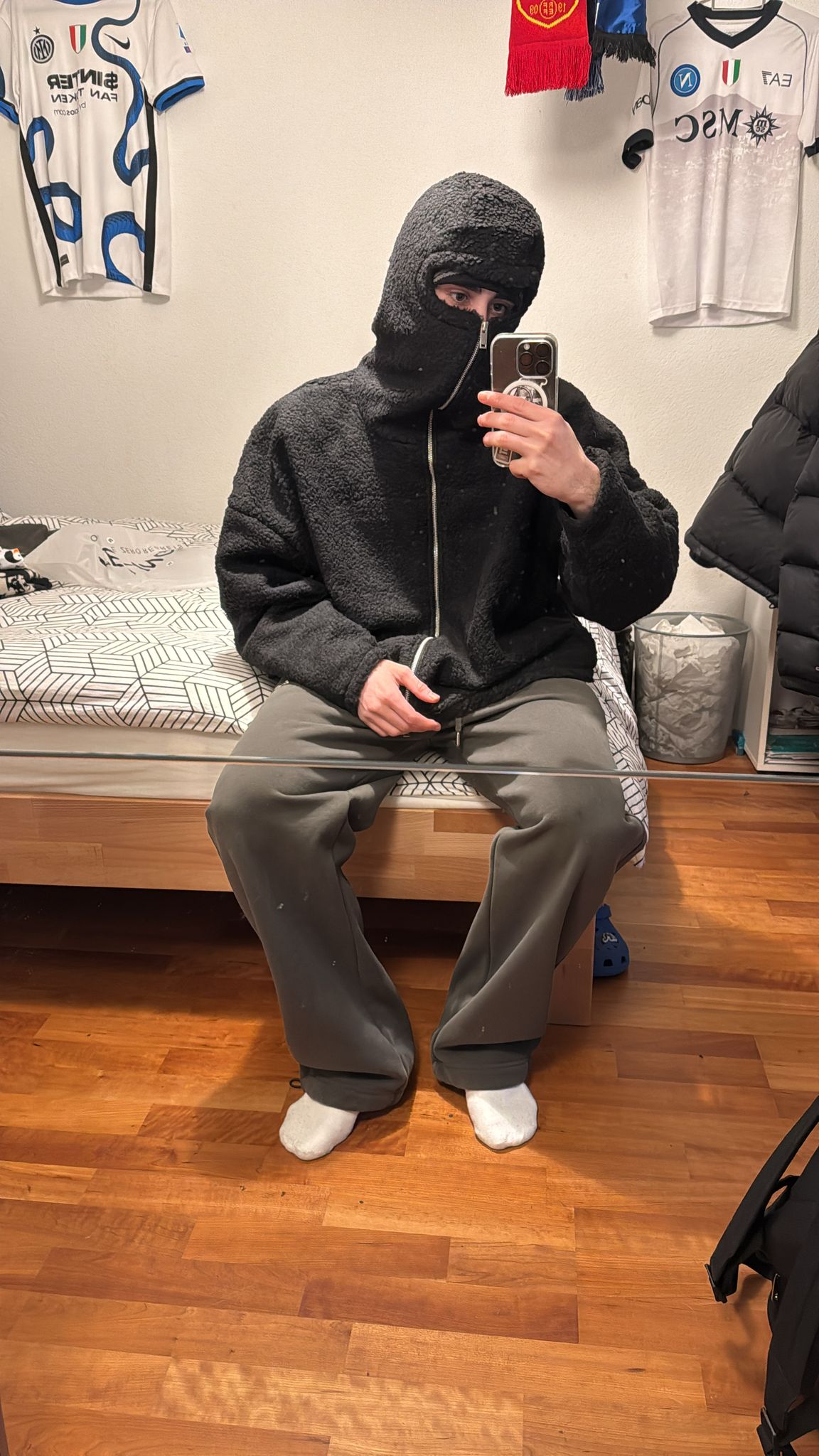 BLACK HOOLIGANS JACKET