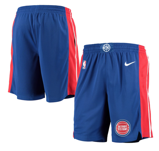 Detroit Pistons Nike Icon Swingman Shorts