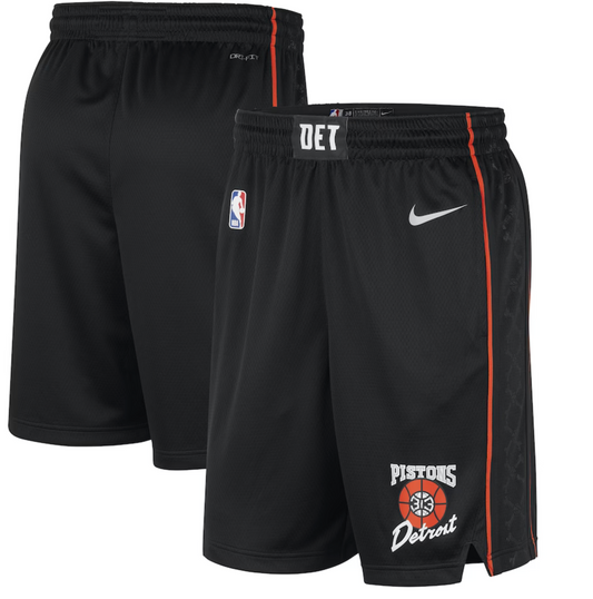 Detroit Pistons Nike City Edition Swingman Short