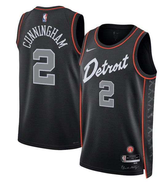 Detroit Pistons Nike City Edition Swingman Jersey - Cade Cunningham