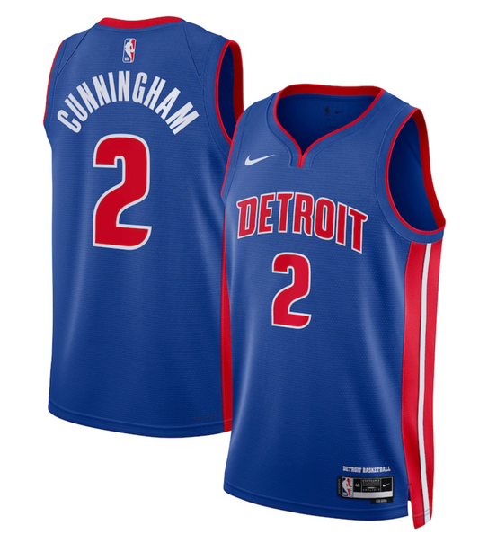 Detroit Pistons Nike Icon Edition Swingman Jersey - Cade Cunningham