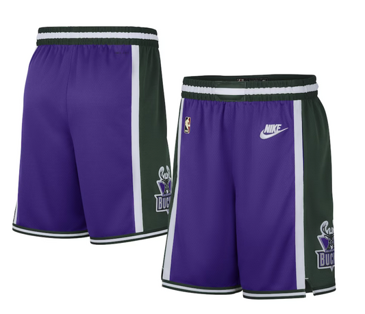 Milwaukee Bucks Nike Classic Edition Swingman Shorts