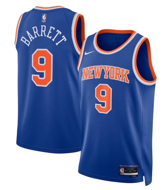 New York Knicks Nike Icon Edition Swingman Jersey - RJ Barrett