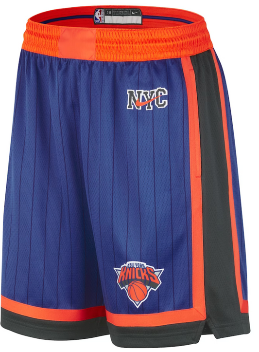 New York Knicks Nike City Edition Swingman Shorts