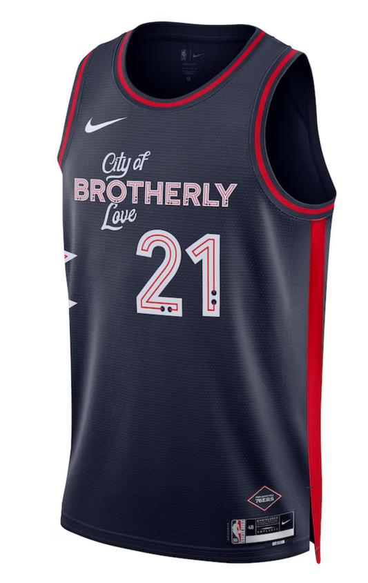 Philadelphia 76ers Nike City Edition Swingman Jersey - Joel Embiid