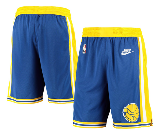 Golden State Warriors Nike Classic Edition Swingman Shorts