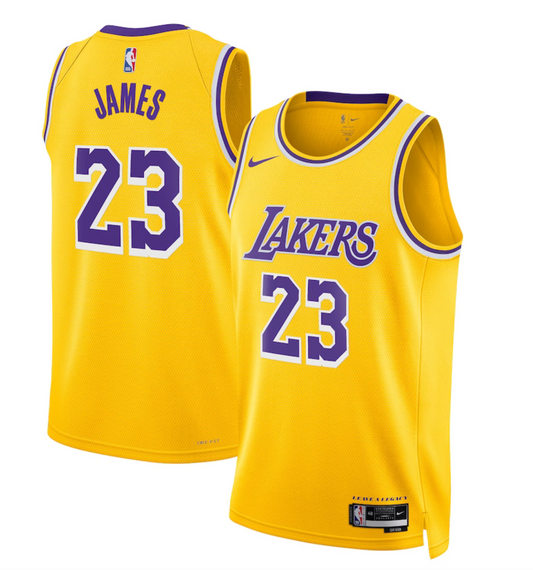 Los Angeles Lakers Nike Icon Edition Swingman Jersey - Lebron James