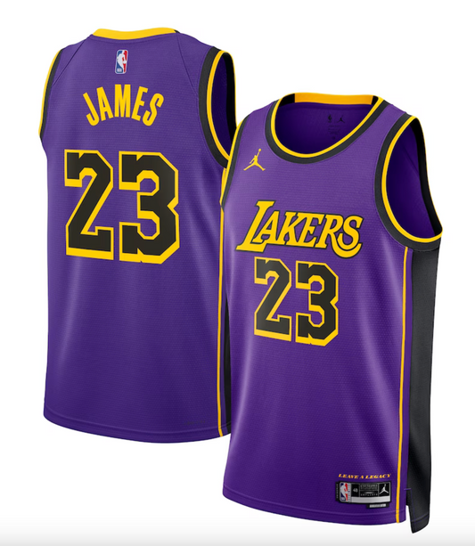 Los Angeles Lakers Jordan Statement Edition Swingman Jersey - Lebron James