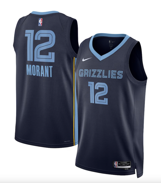 Memphis Grizzlies Nike Icon Edition Swingman Jersey - Ja Morant