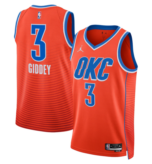 Oklahoma City Thunder Jordan Statement Edition Swingman Jersey - Josh Giddey